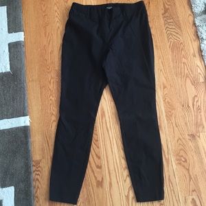 Straight leg black pants